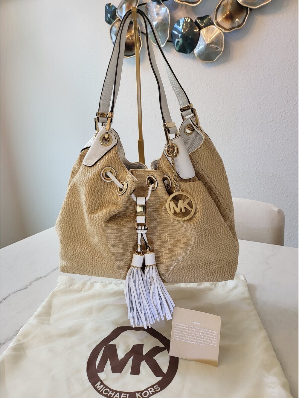 Lmt.Ed. Michael Kors Camden Large Drawstring Kate Mid. Shoulder Bag Purse EUC LN